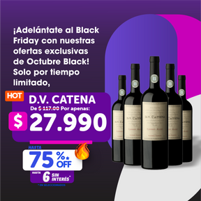 Vino Dv Catena Cabernet Malbec X 750ml Pack X6